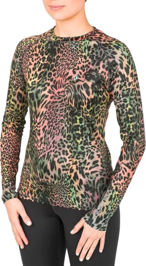 Volcom Women's V-Science Midweight Thermal Base Layer Long Sleeve Shirt