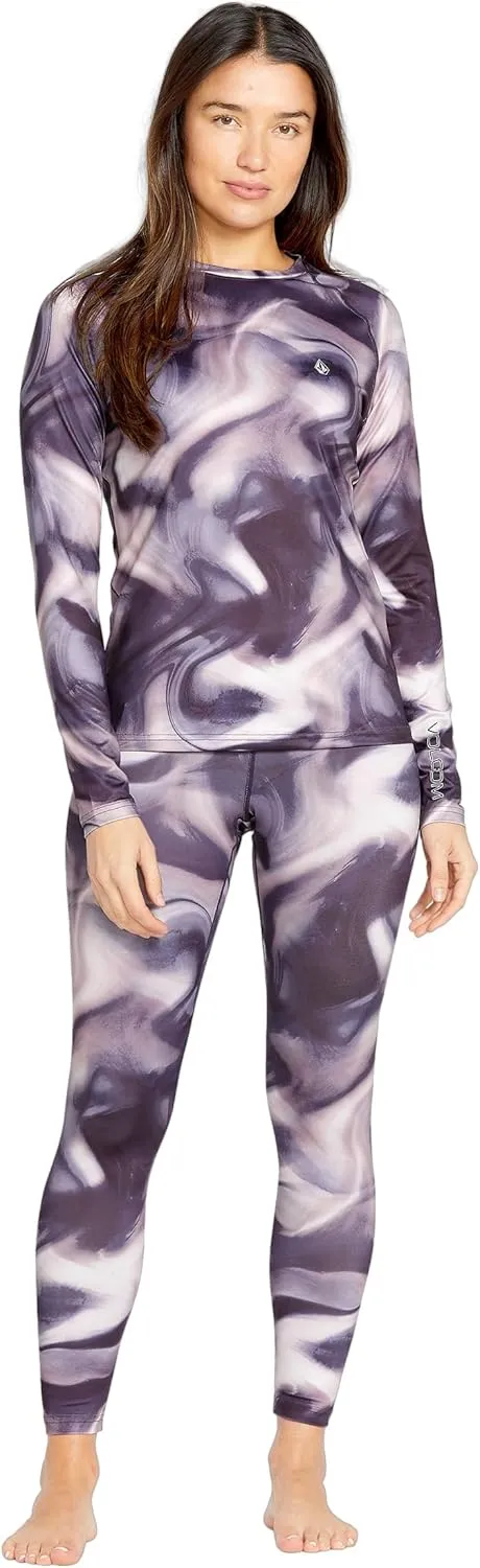Volcom Women's V-Science Midweight Thermal Base Layer Long Sleeve Shirt