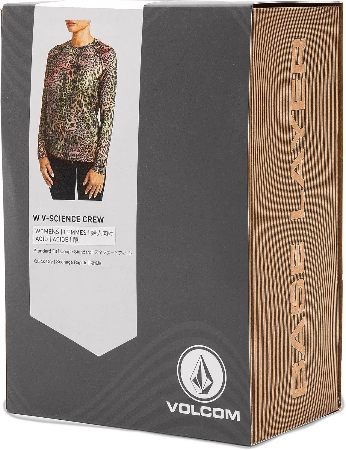 Volcom Women's V-Science Midweight Thermal Base Layer Long Sleeve Shirt