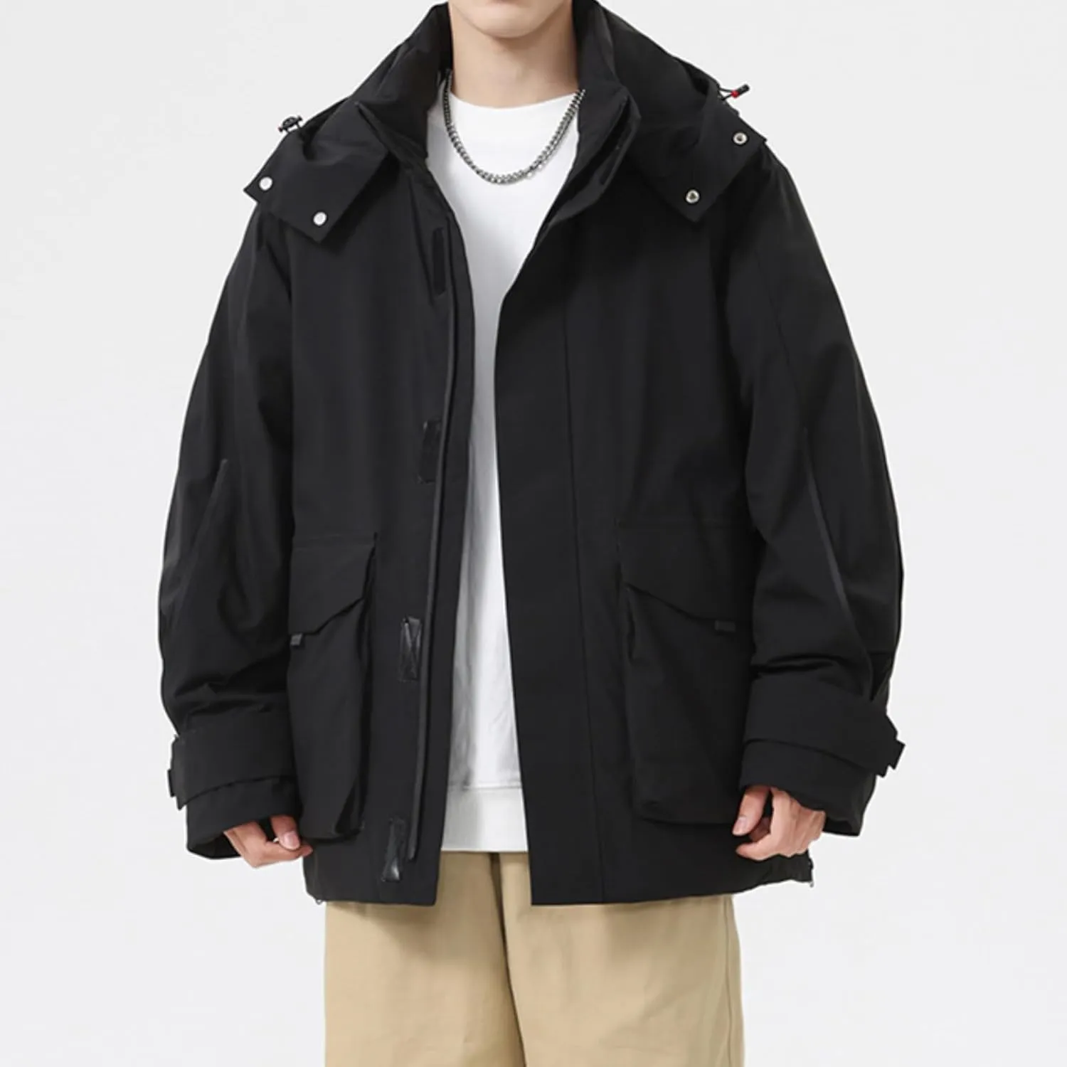 Waterproof Winter Coat with Hooded, Windproof Snow Down Jacket for Mens And Womens
