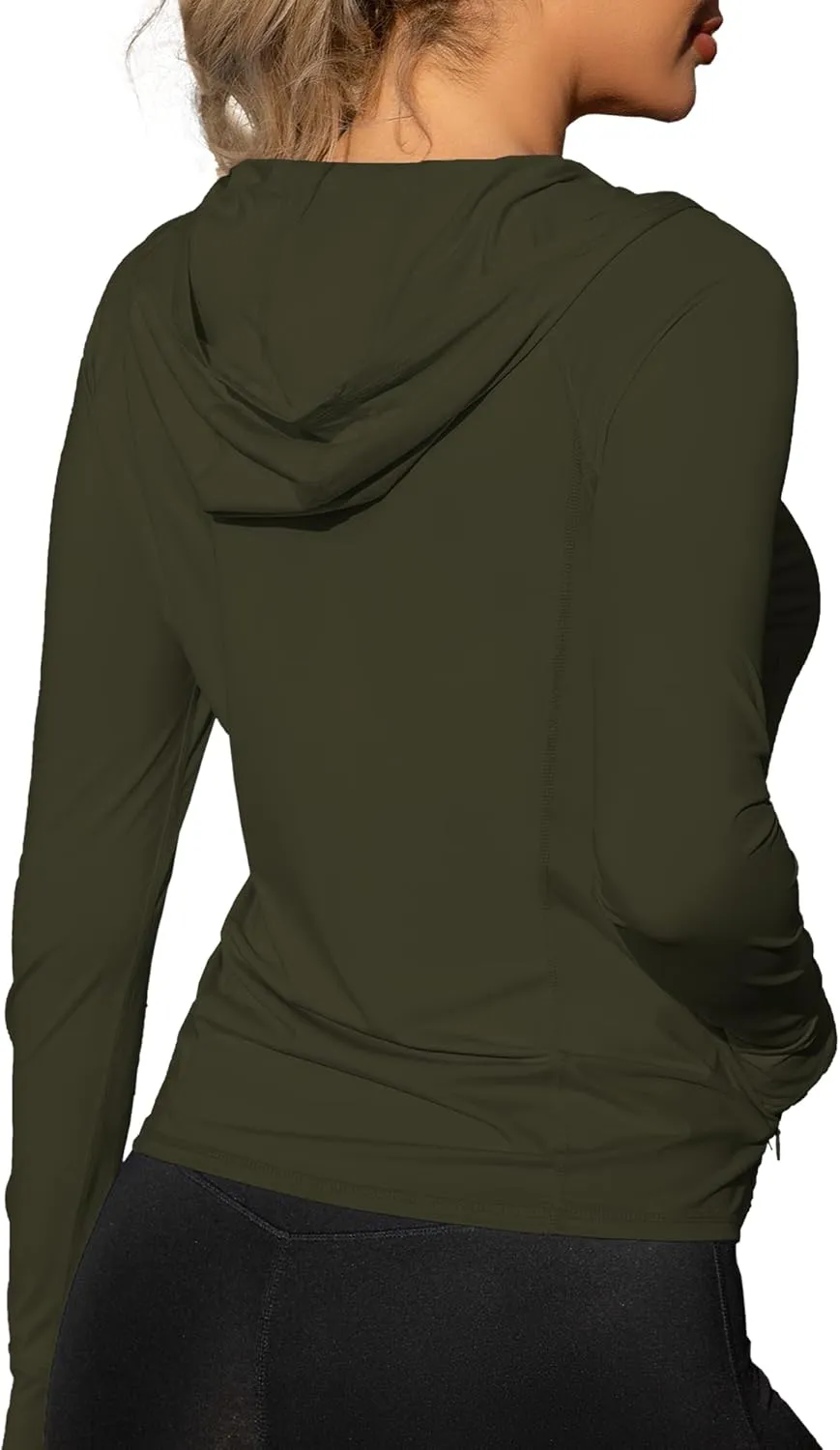 We1Fit Women's UPF 50  Lightweight Sun Protection Hoodie Jacket Long Sleeve Hiking Outdoor Shirts with Pockets