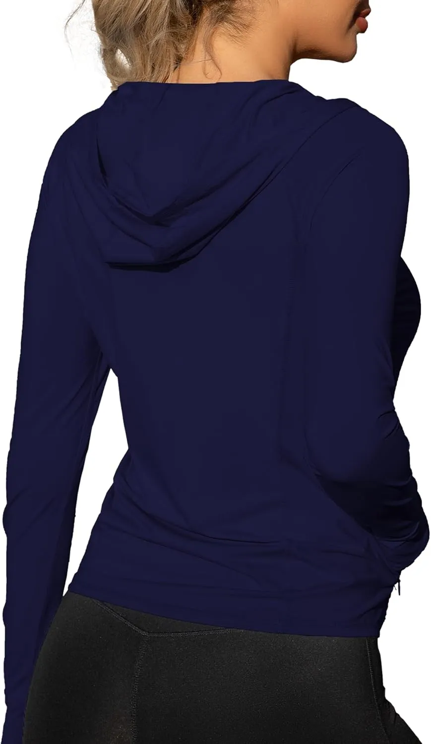We1Fit Women's UPF 50  Lightweight Sun Protection Hoodie Jacket Long Sleeve Hiking Outdoor Shirts with Pockets