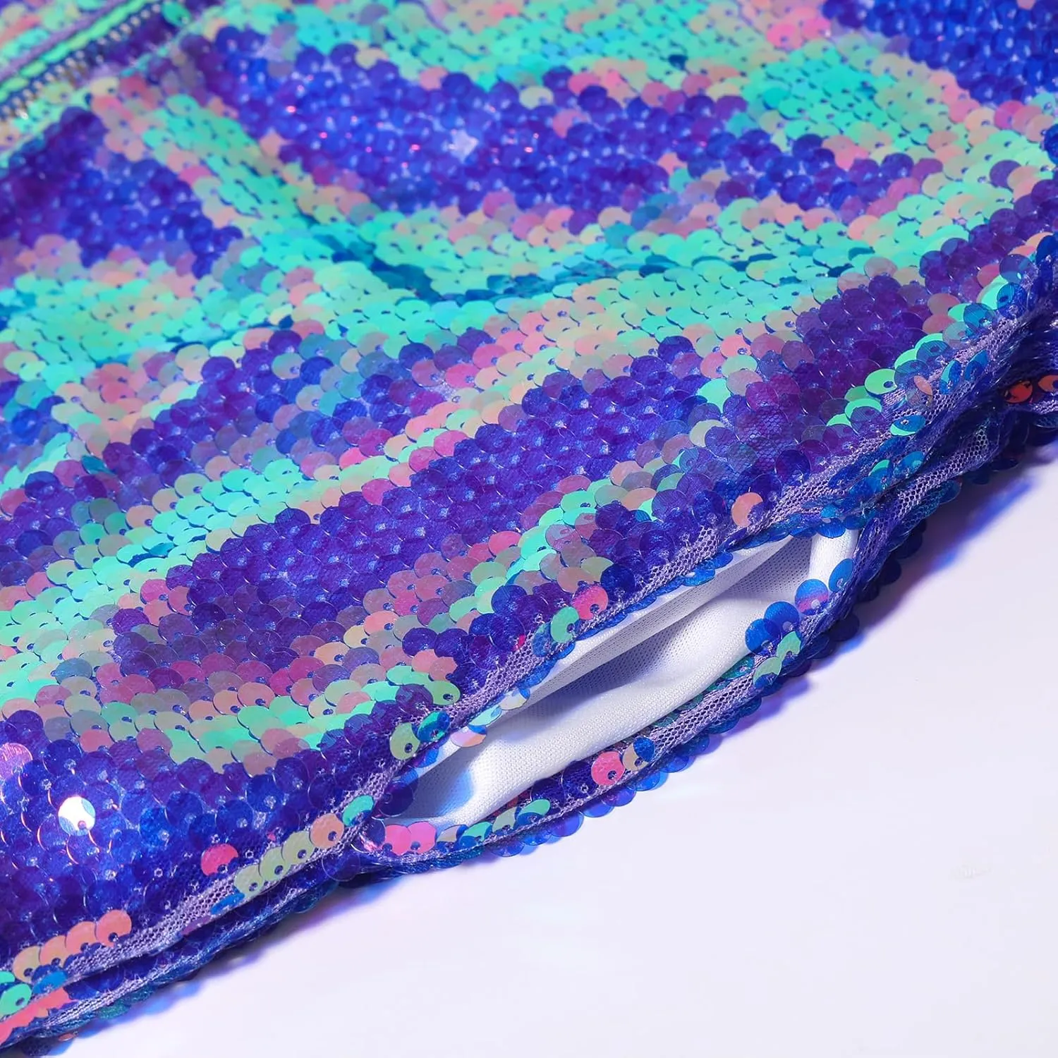 WELAKEN Unicorn Sequin Jacket for Girls Kids Toddler Sparkle Zipper Bomber Jacket with Pockets
