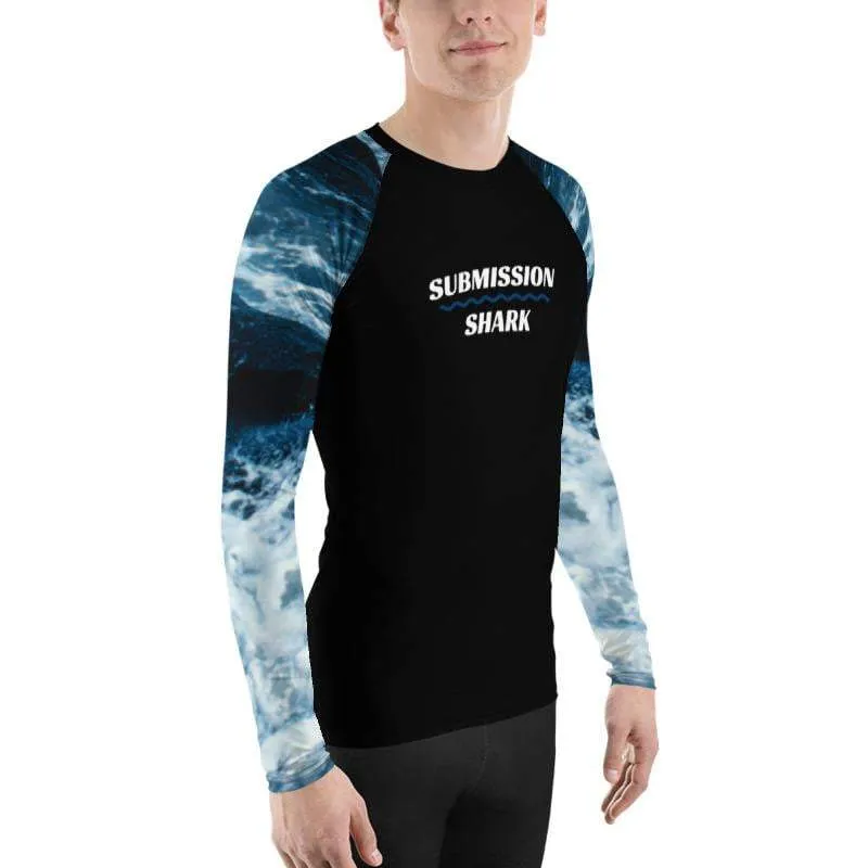 Wild Tides ~ Men's BJJ Rash Guard