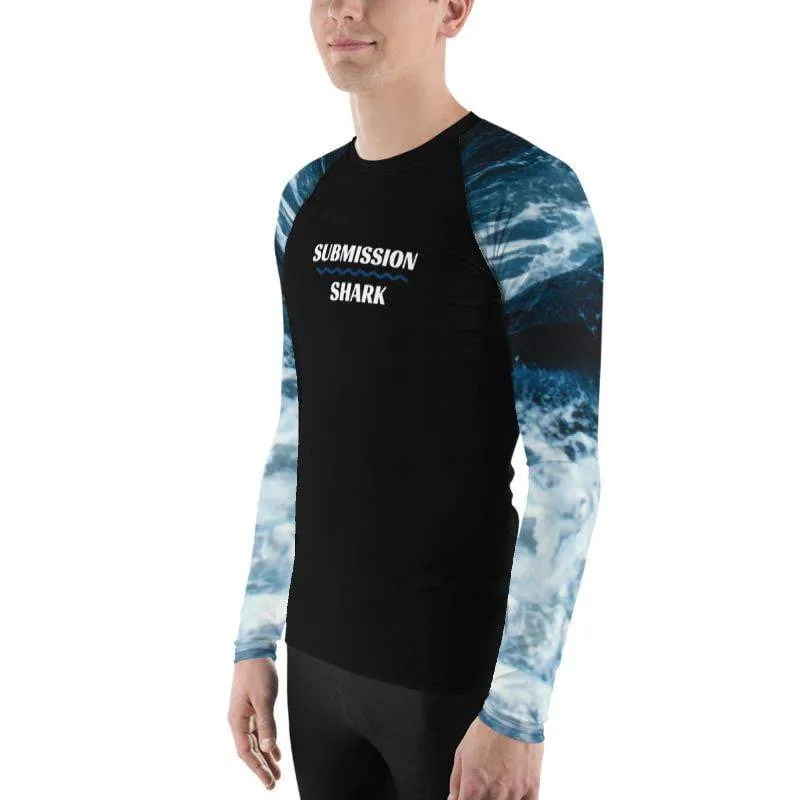 Wild Tides ~ Men's BJJ Rash Guard