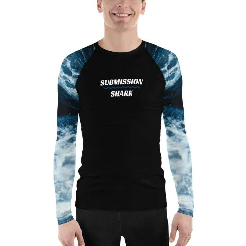 Wild Tides ~ Men's BJJ Rash Guard