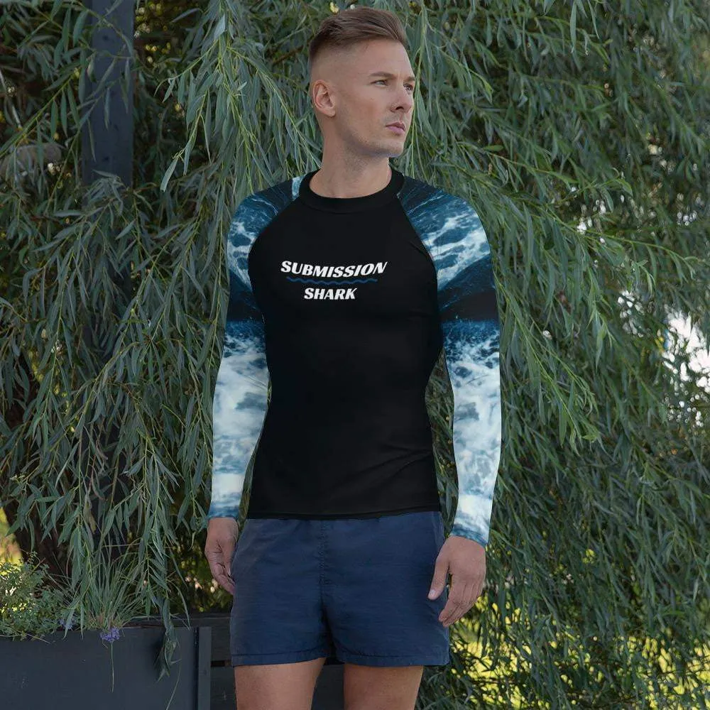 Wild Tides ~ Men's BJJ Rash Guard
