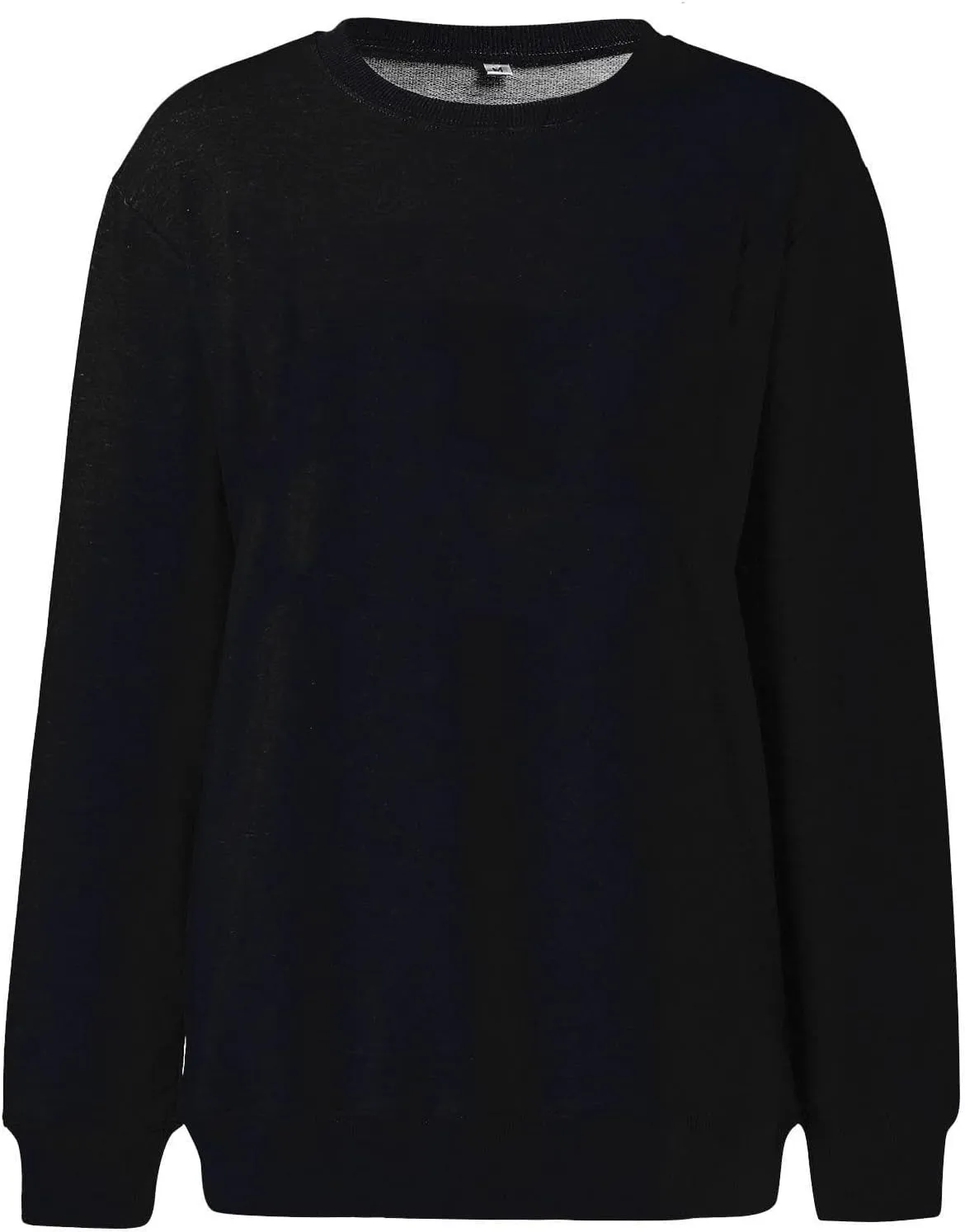 Women Crew Neck Sweatshirts Fall Casual Oversized Sweatshirts Long Sleeve Cute Preppy Sweatshirt Comfort Pullover