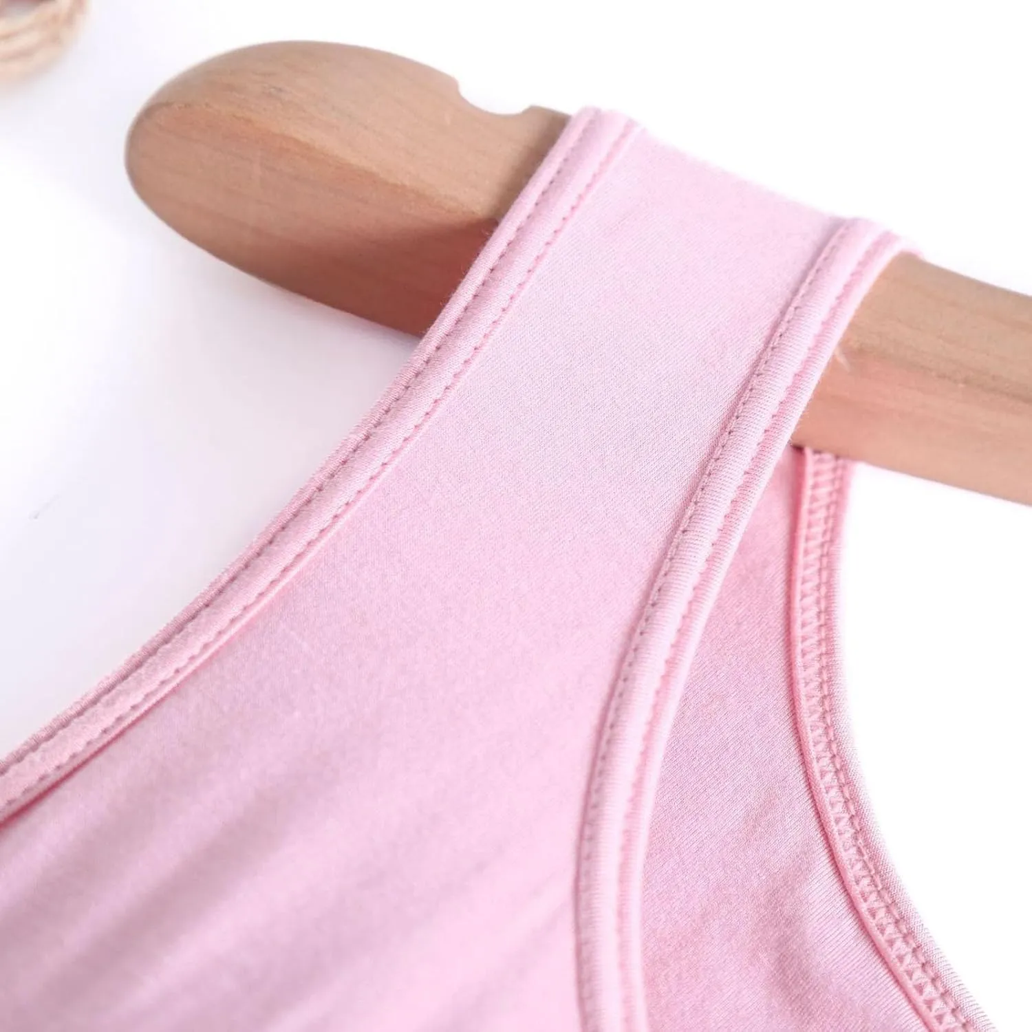 Women Sleeveless Nightshirt Soft Padded Bra Pajamas Dress Crew Neck Summer Nightgown Solid Home Lounge Sleepwear