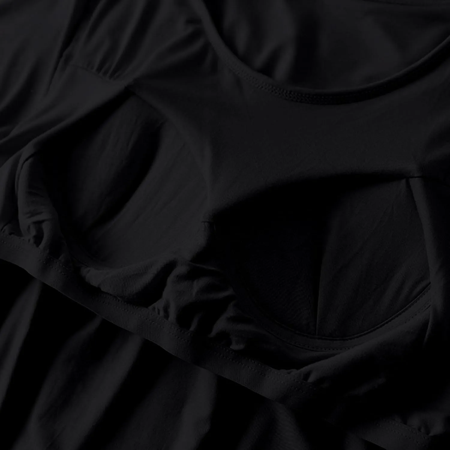 Women Soft Nightgown Comfy Lounge Nightshirt with Built in Bra Short Sleeve Sleep T Shirt Dress Cotton Lounge Pajamas