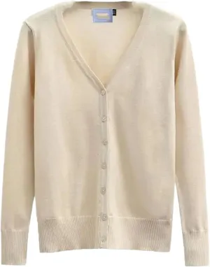 Women Spring Sweaters Long Sleeve Cotton Embroidery V-Neck Keep Warm Sweater Shirt