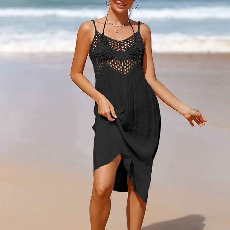 Women Swimsuits Cover Ups Crochet Beach Swimwear