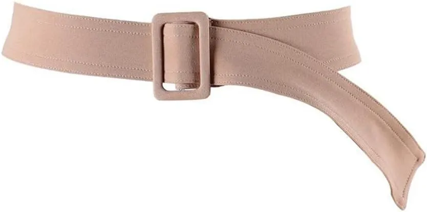 Women Wide Waist Belt Waistband Outerwear Ribbon Sash for Trench Coat