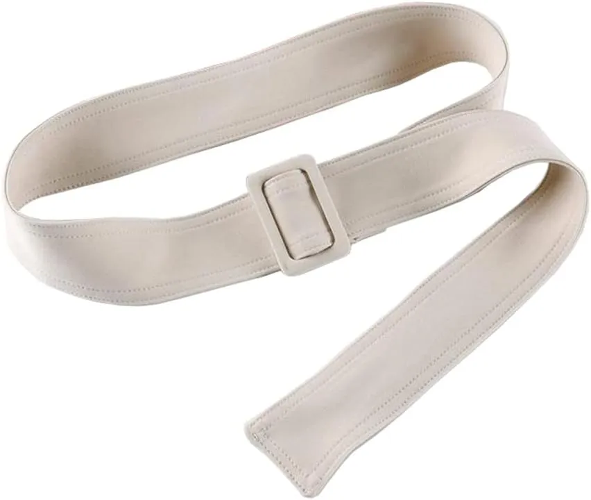 Women Wide Waist Belt Waistband Outerwear Ribbon Sash for Trench Coat