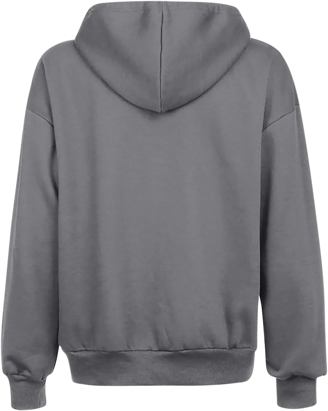Women's 2024 Fall Zip Up Hoodies Sweatshirt Solid Color Long Sleeve Oversized Coat Casual Cozy Fall Winter Outfits