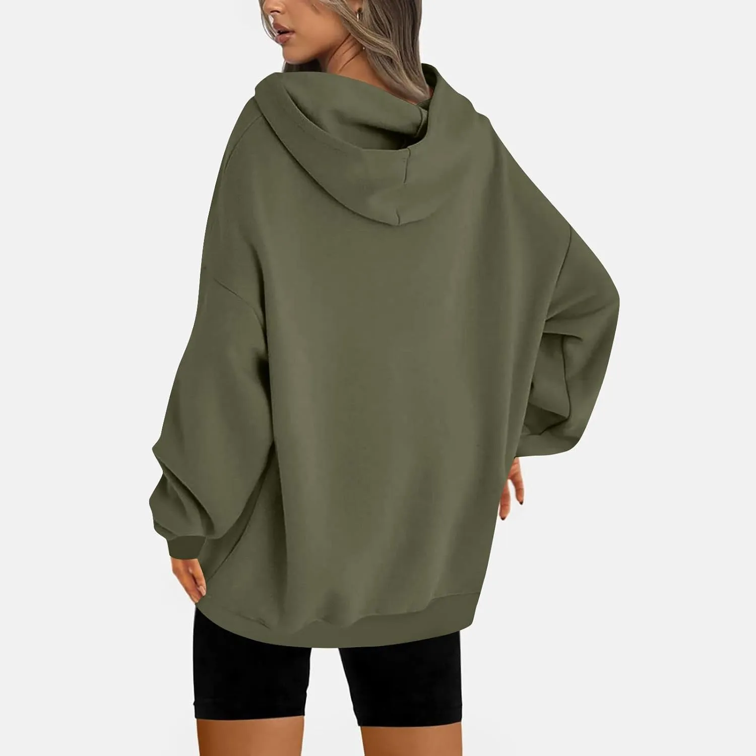 Womens Oversized Hoodies Fleece Sweatshirts Casual Long Sleeve Loose Sweaters Pullover Tops Fall Outfits