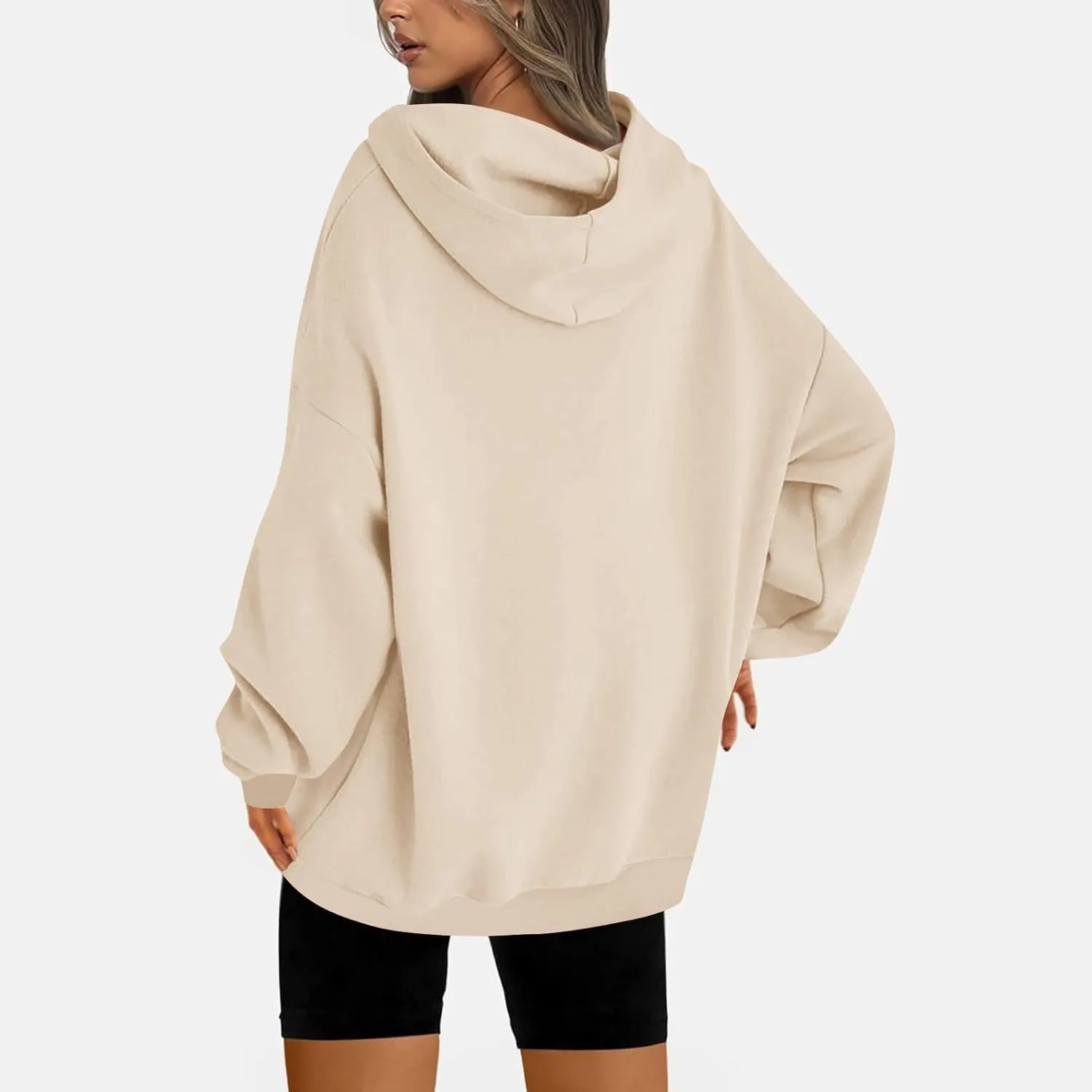 Womens Oversized Hoodies Fleece Sweatshirts Casual Long Sleeve Loose Sweaters Pullover Tops Fall Outfits