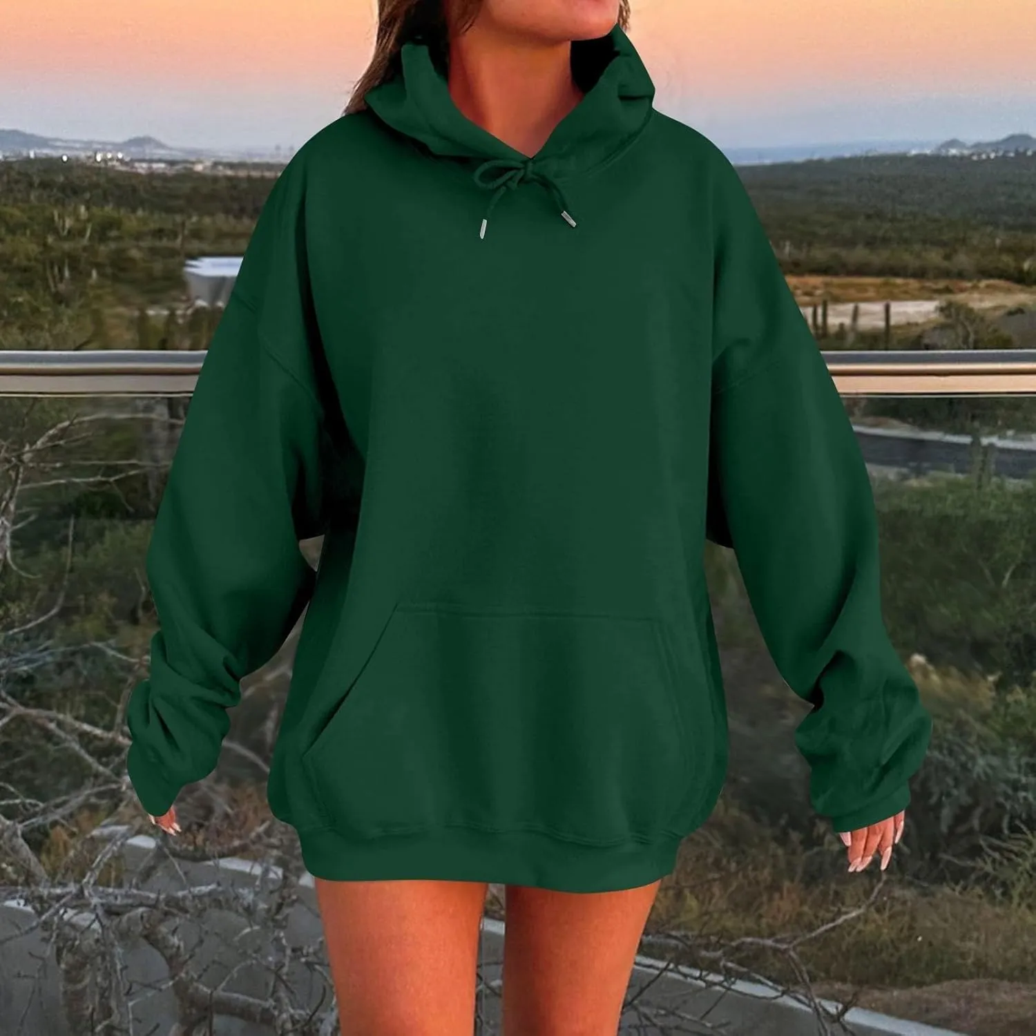 Womens Oversized Hoodies Sweatshirts Fleece Pullover Tops Sweaters Casual Comfy Fall Fashion Outfits Clothes 2024