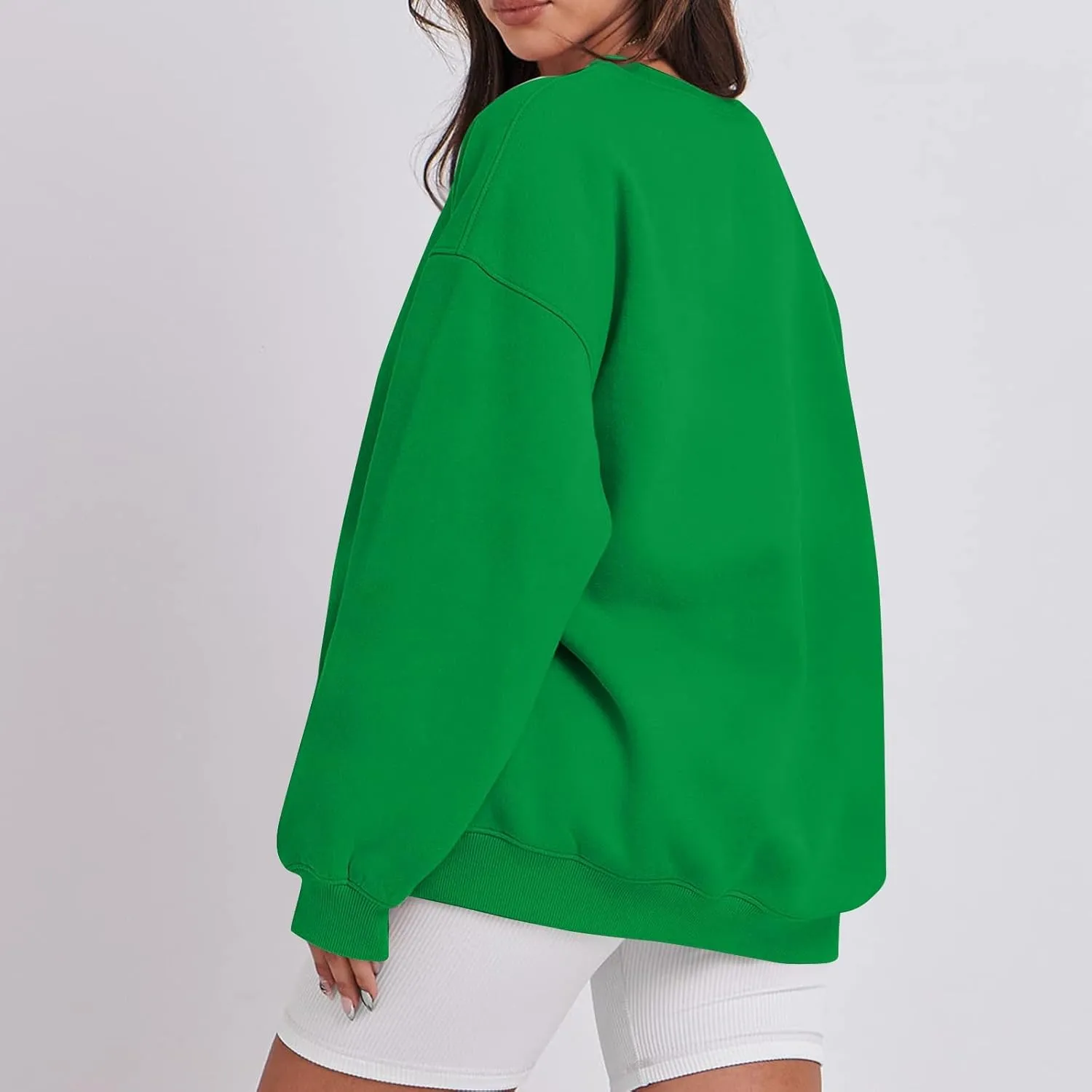 Womens Oversized Sweatshirts Crew Neck Pullover Sweaters Casual Comfy Fall Fashion Outfits Clothes 2024