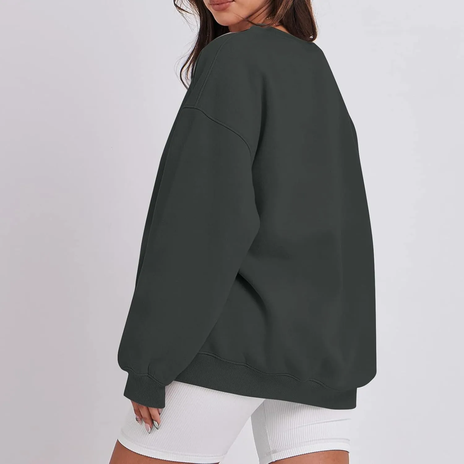 Womens Oversized Sweatshirts Crew Neck Pullover Sweaters Casual Comfy Fall Fashion Outfits Clothes 2024
