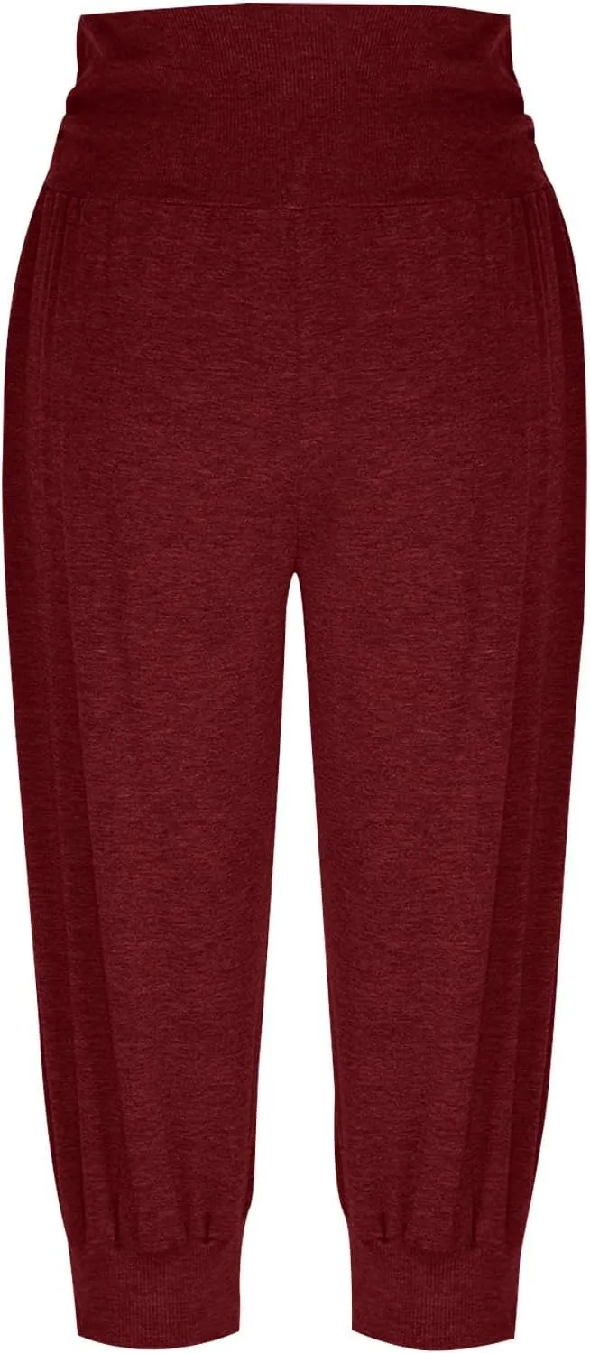Womens Pants Work Out Gym Jogger Pants for Women Loose Fit High Cut Straight Leg Cuff Leg Fall Summer Pants 2025