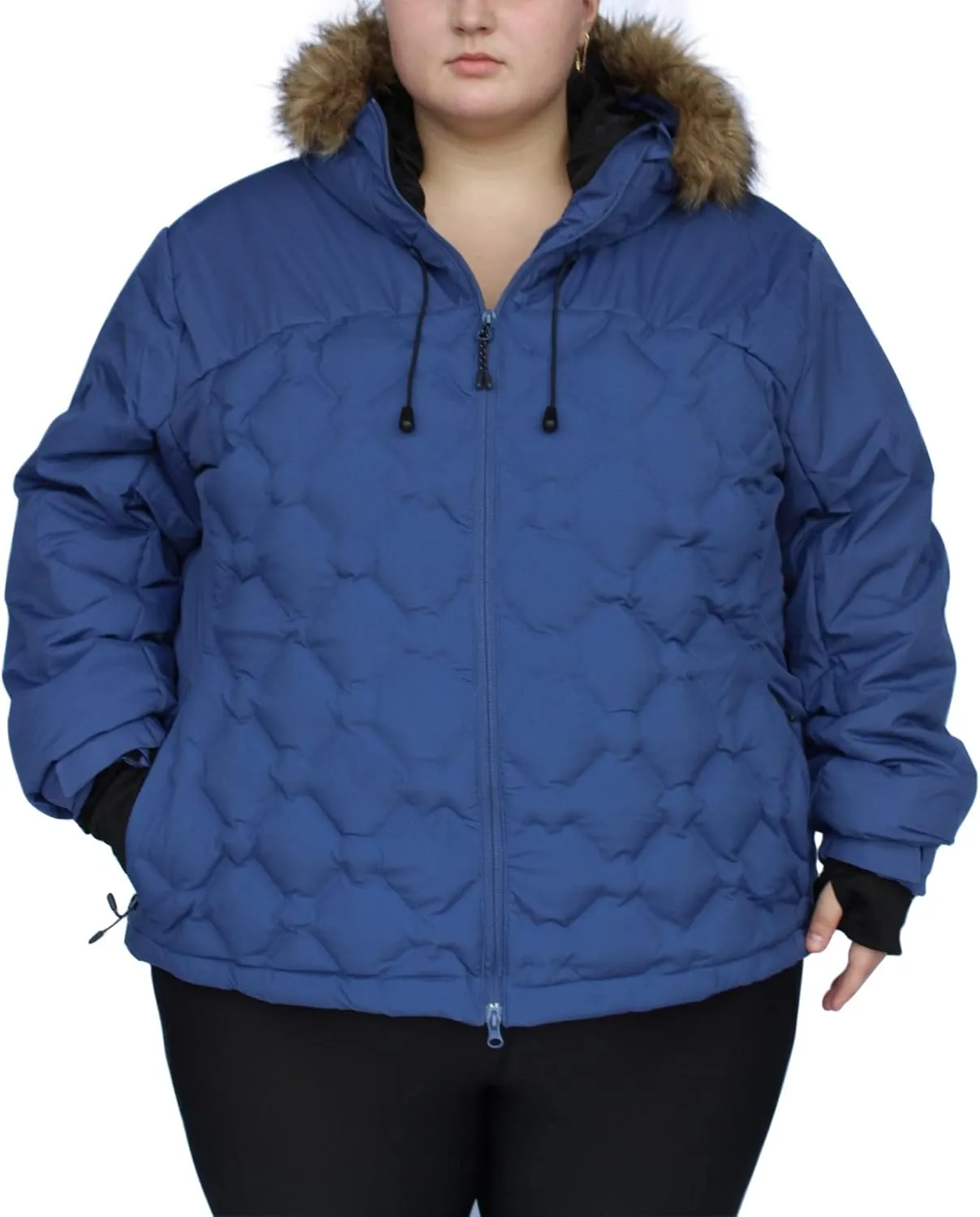 Women's Plus Size Hail Stone 1X-3X Down Alternative Coat Jacket