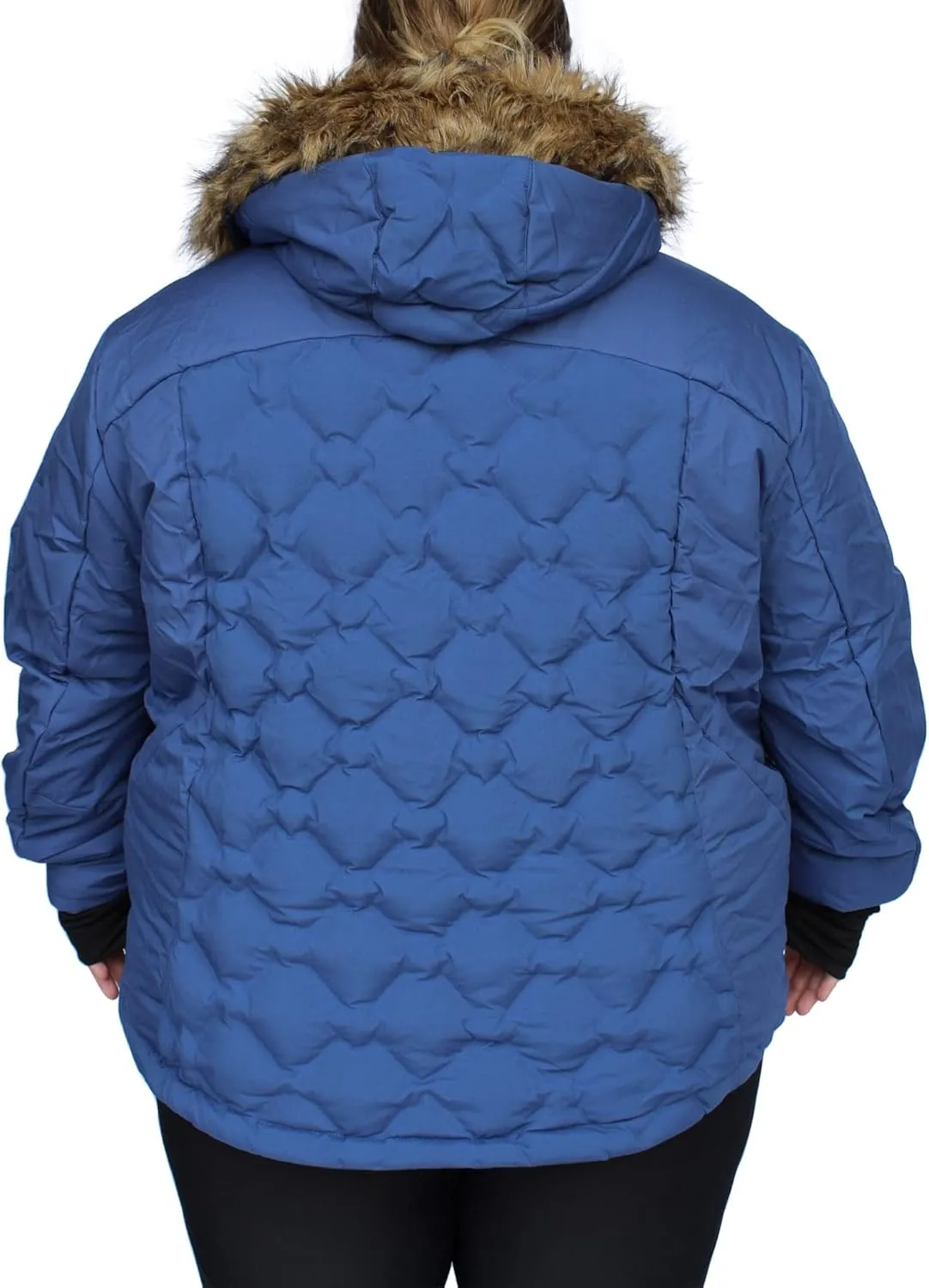 Women's Plus Size Hail Stone 1X-3X Down Alternative Coat Jacket
