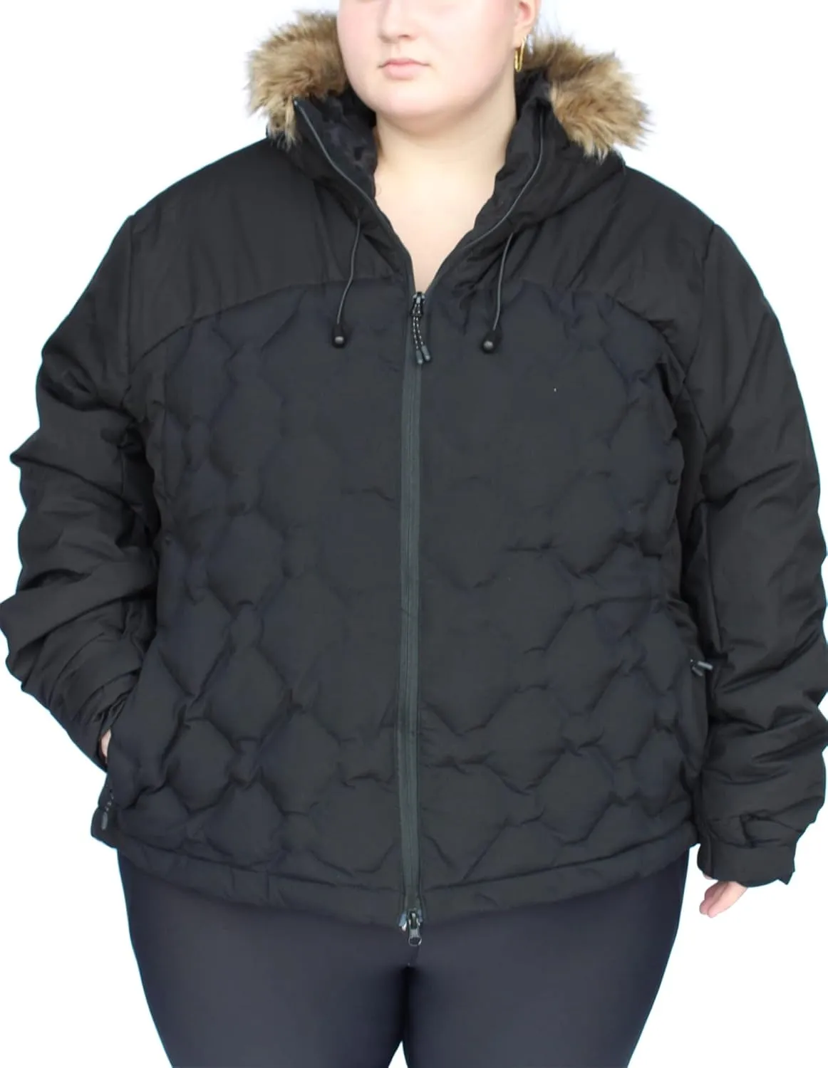 Women's Plus Size Hail Stone 1X-3X Down Alternative Coat Jacket