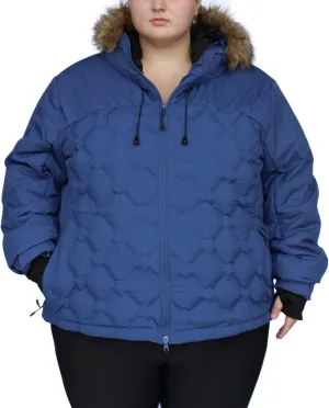 Women's Plus Size Hail Stone 1X-3X Down Alternative Coat Jacket