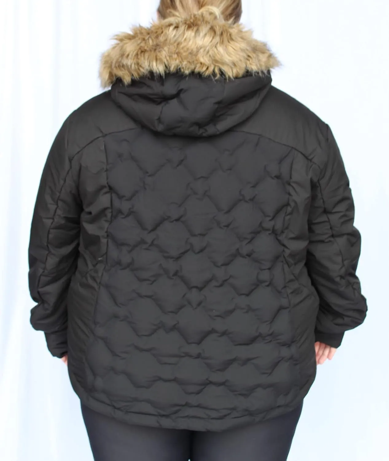 Women's Plus Size Hail Stone 1X-3X Down Alternative Coat Jacket