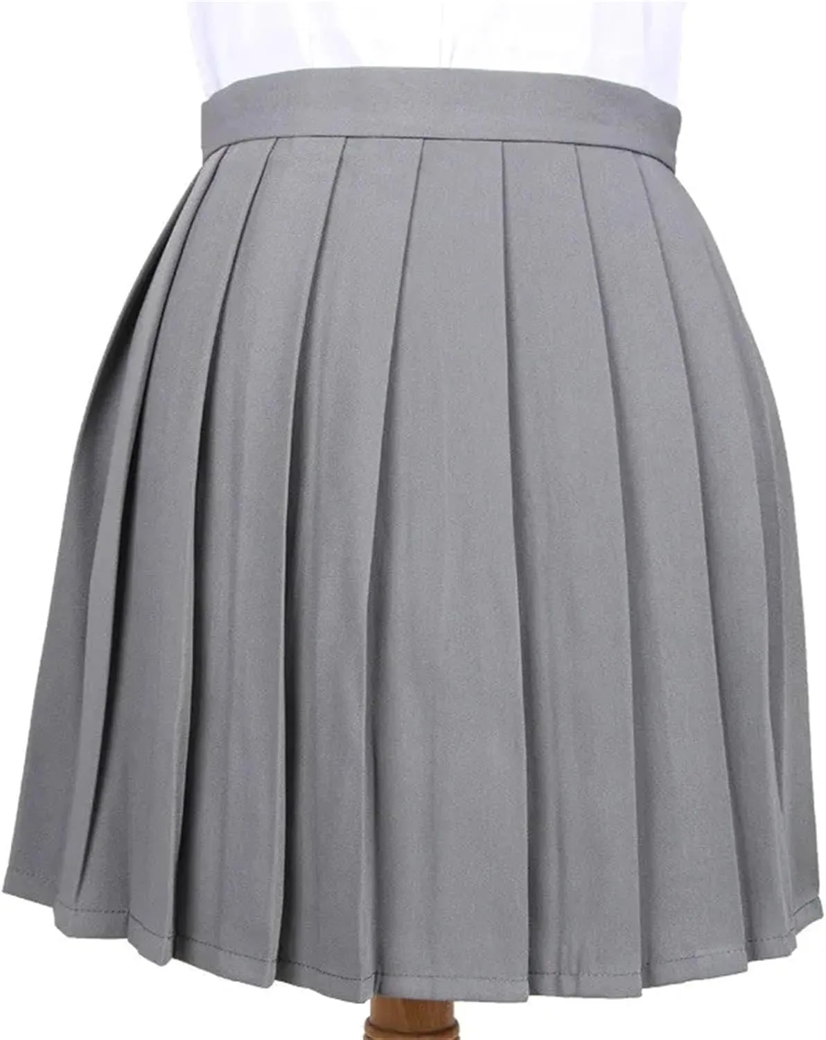 Women's School Short Dresses Slim Fit Students Pleated Uniforms Suit Athletic Mini Skirts