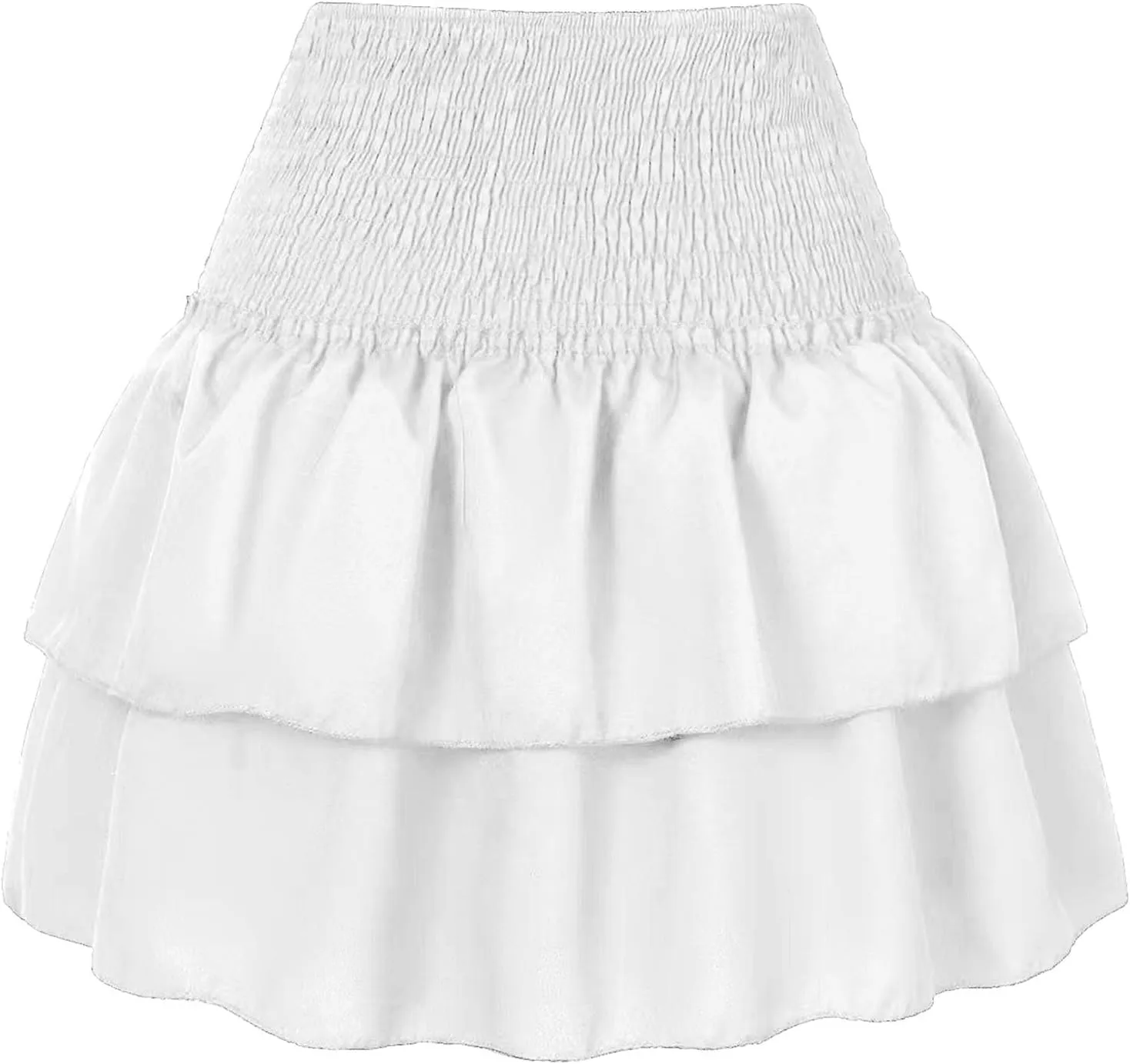 Womens Sexy Skirt Pleated Skirt Ruffle Printed Skirt Fashion Printed Pleated Lace Skirt Skirt