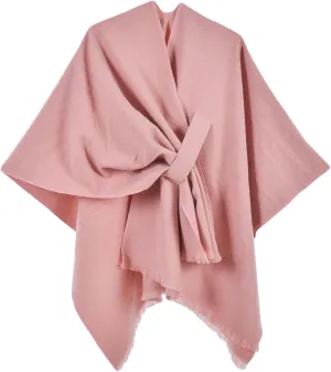 Women's shawl simple monochrome straps cape cloak cloak outerwear