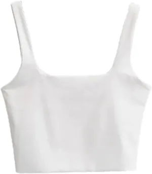 Women's Solid Casual Square Neck Multicolor Short Mini Sports Camisole
