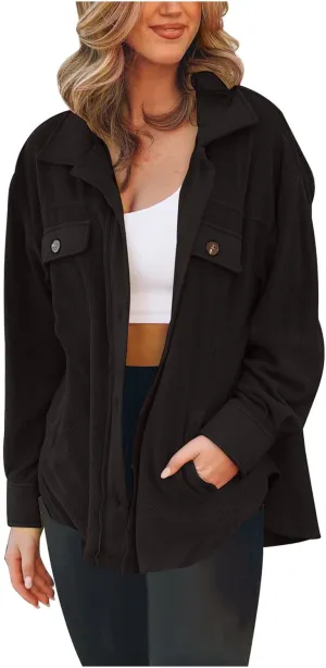 Womens Trench Coat Single Breasted Trench Coats Notch Collar Jacket Loose Fit Pea Coat Winter Jacket with Cheat Pockets