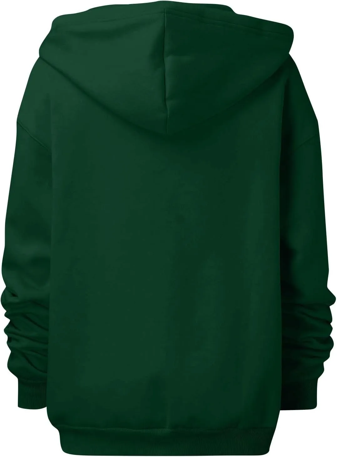 Womens Zip Up Hoodies Long Sleeve Oversized Sweatshirts Y2K Jacket Pockets 2024 Fall Outfits Fashion Clothes