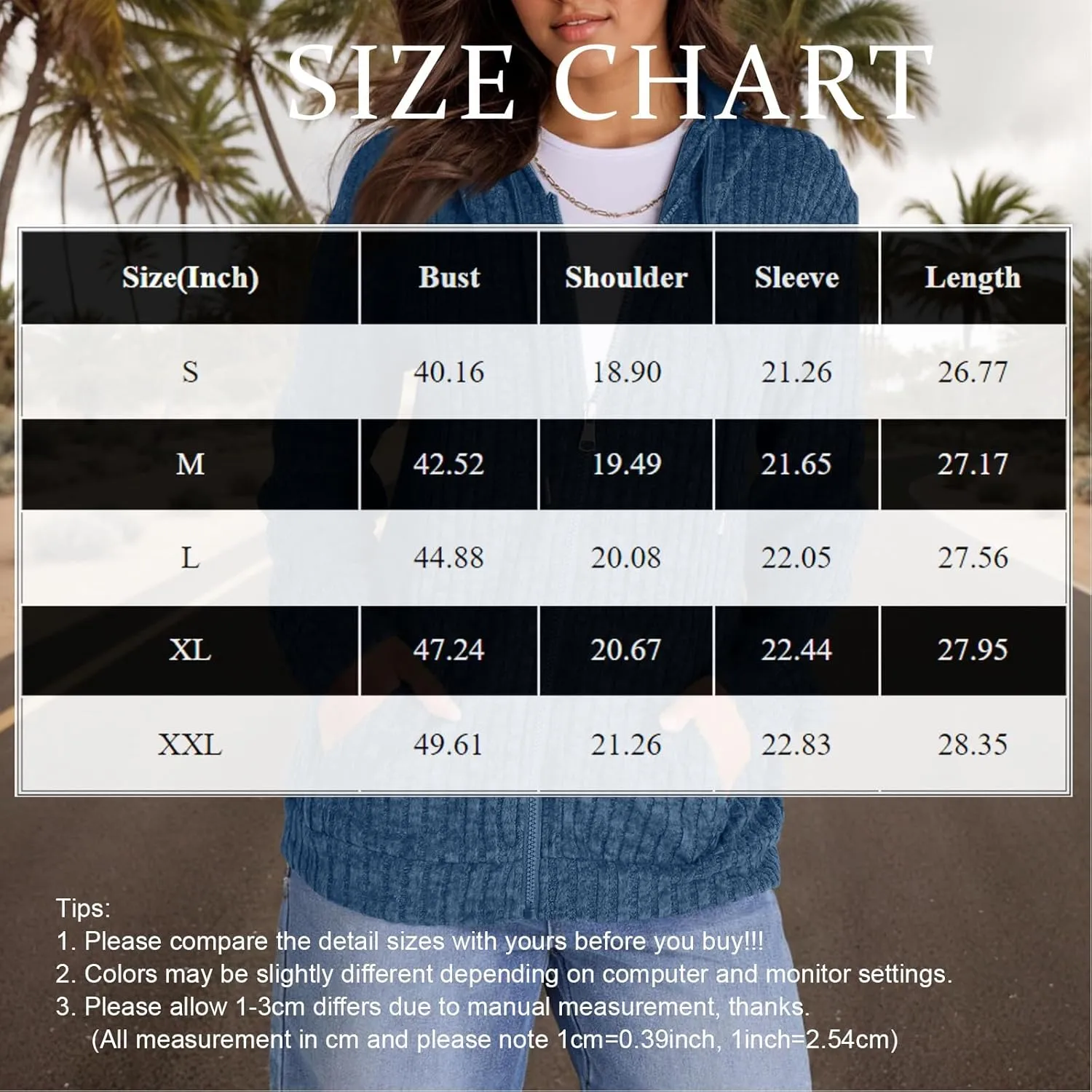 Womens Zip Up Hoodies Oversized Sweatshirt Long Sleeve Lightweight Jackets 2024 Fall Winter Outfits
