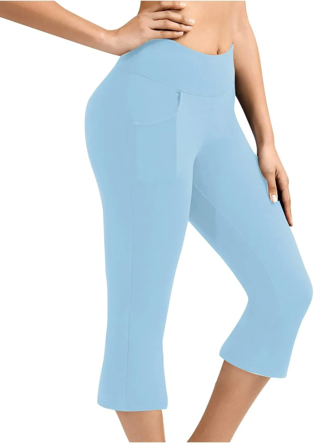 Work Out Gym Yoga Trousers Pants for Juniors Fall Summer High Cut Flare Wide Leg Trousers Pants Women 2025