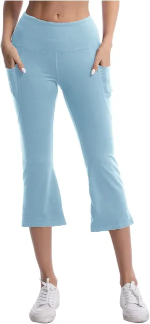 Work Out Gym Yoga Trousers Pants for Juniors Fall Summer High Cut Flare Wide Leg Trousers Pants Women 2025