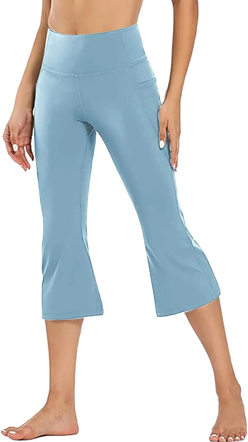 Work Out Gym Yoga Trousers Pants for Juniors Fall Summer High Cut Flare Wide Leg Trousers Pants Women 2025