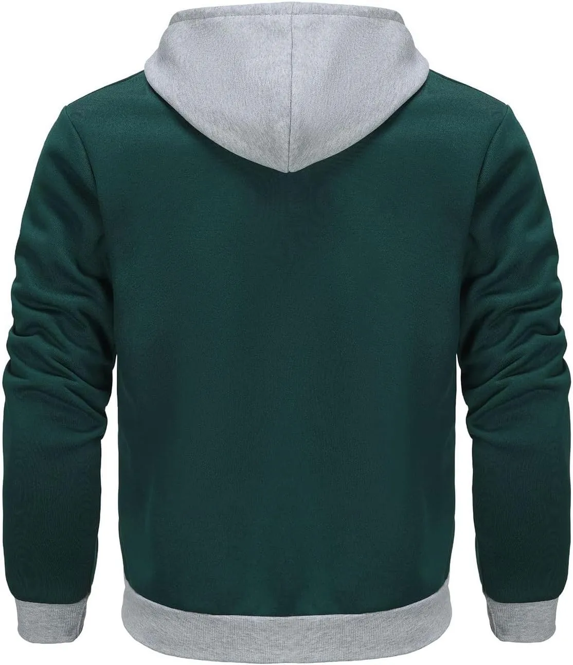 XIAXOGOOL Zip Up Hoodie Men Lightweight Fleece Lined Hoodies Drawstring Hooded Sweatshirt Workout Jacket With Pockets