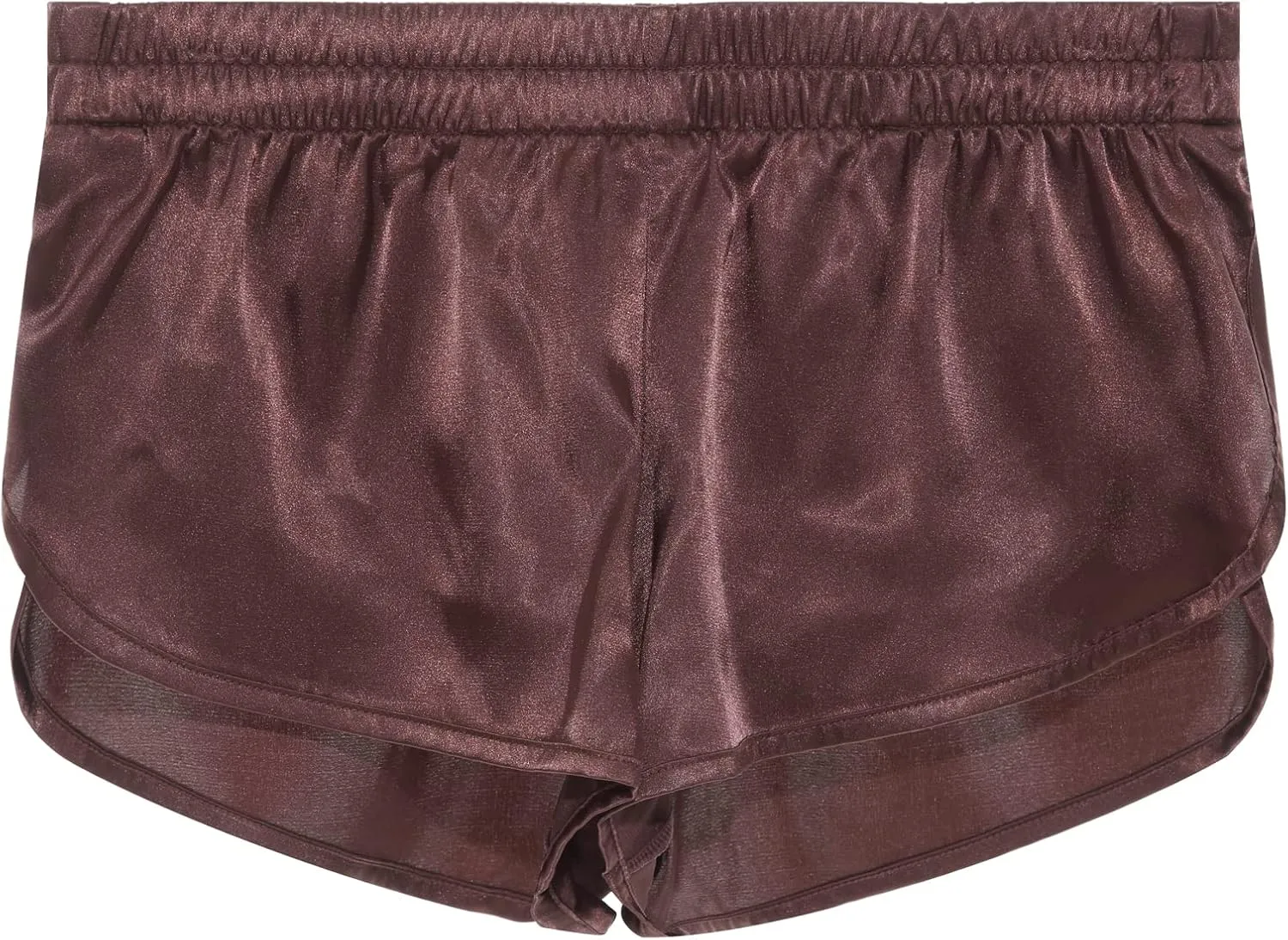YUFEIDA Men's Athletic Supporters Silky Jockstrap Boxers Lightweight Active Shorts Large Side Split Satin Boxers