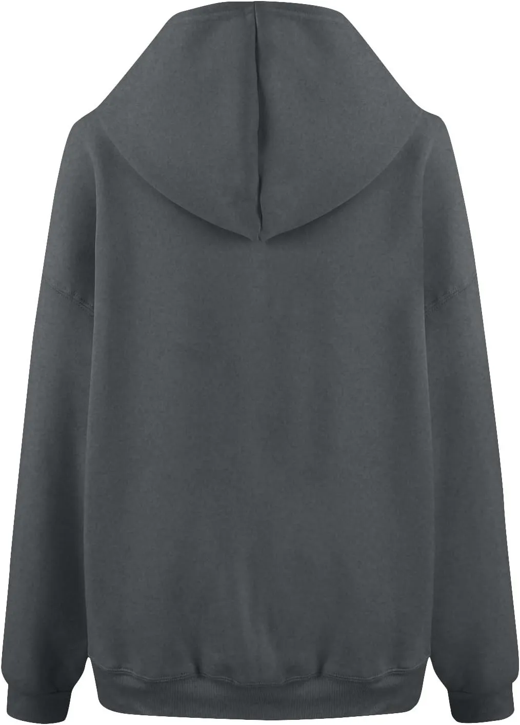 YUTANRAL Hoodies for Women Trendy Solid Color Long Sleeve Tops Womens Fashion Oversized Sweatshirt Pullover With Pocket