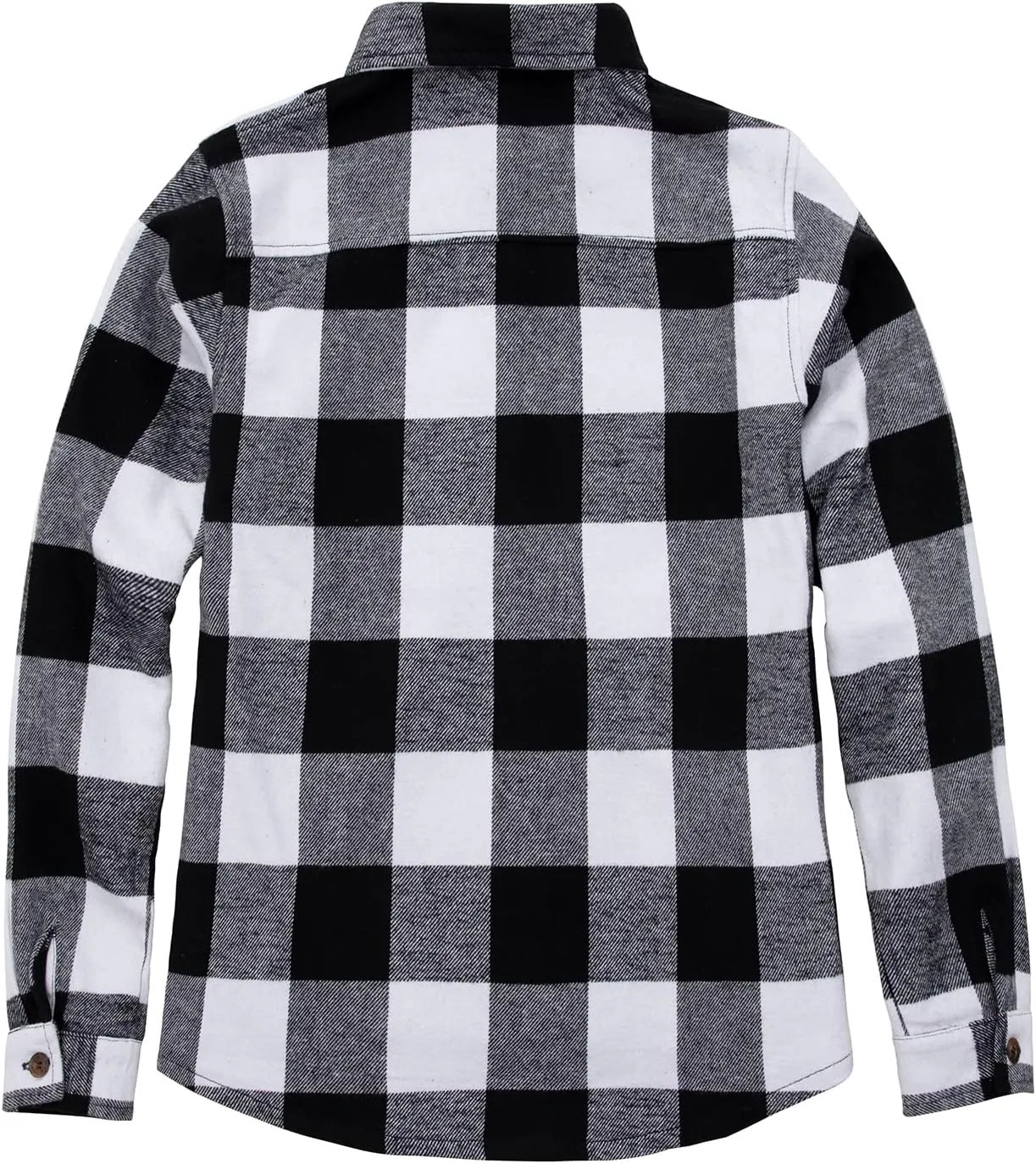 ZENTHACE Womens Sherpa Fleece Lined Flannel Jacket Button Down Plaid Flannel Shirt Jacket(All Sherpa Lining)
