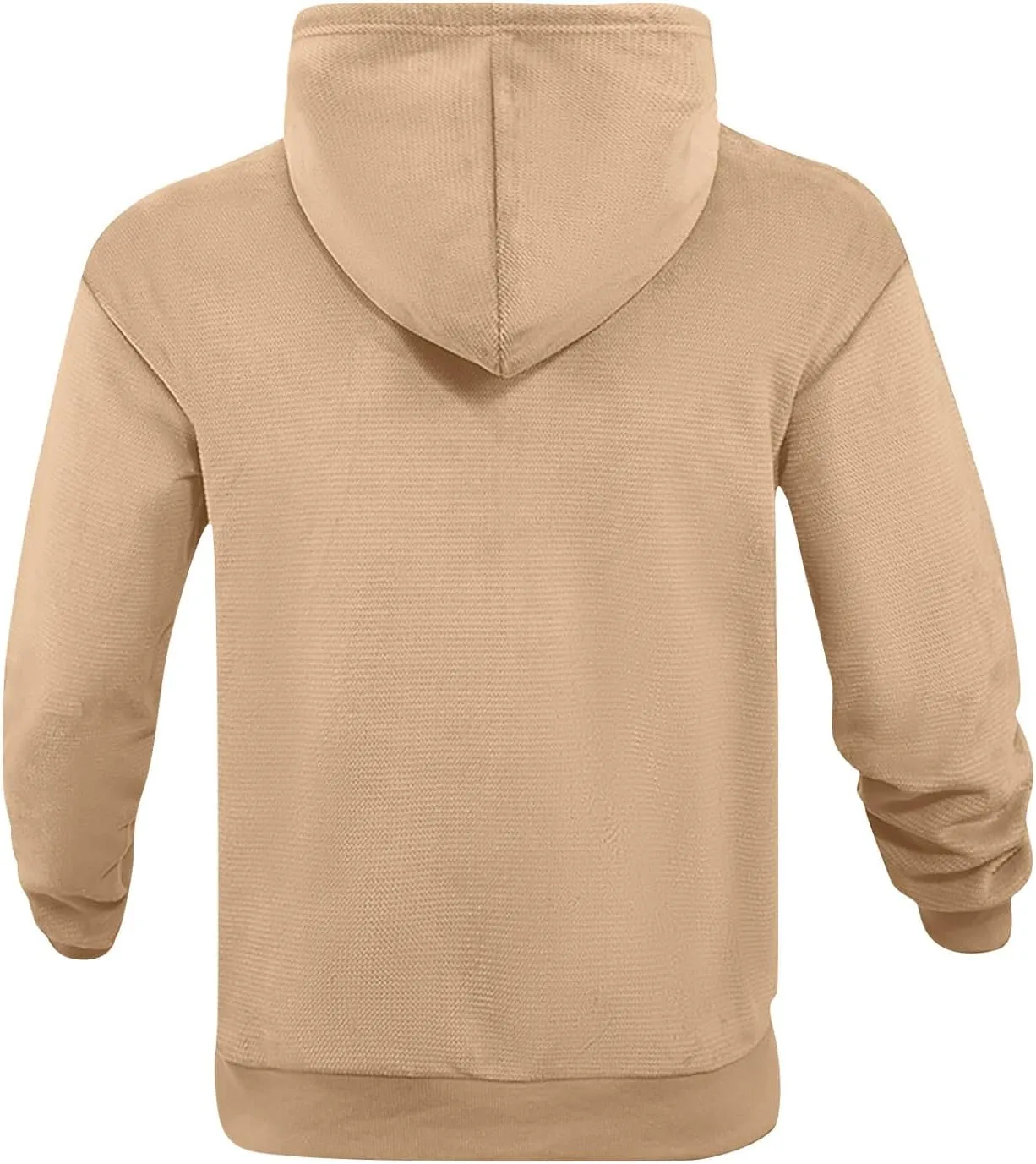 Zip Hoodies for Men Blank Warm Sweatshirt Personalized Winter Jacket