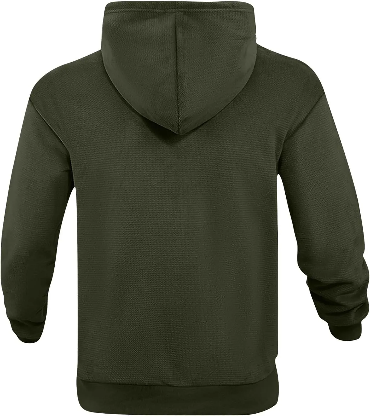 Zip Hoodies for Men Blank Warm Sweatshirt Personalized Winter Jacket