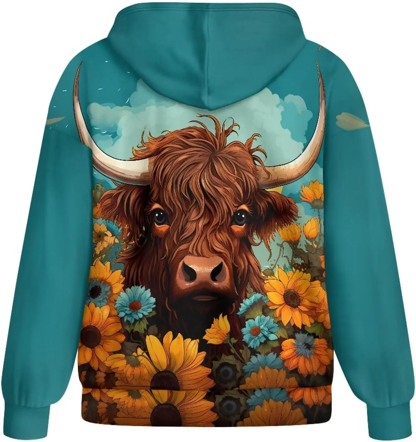 ZOUTAIRONG Hoodies for Women Zip Up Hoodie Oversize Sweatshirt Womens Jackets with Pocket